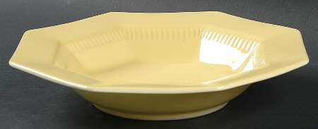 Daffodil  All Yellow Rim Soup Bowl