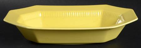 Daffodil  All Yellow 10" Oval Vegetable Bowl