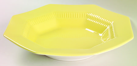 Daffodil  All Yellow Rim Soup Bowl