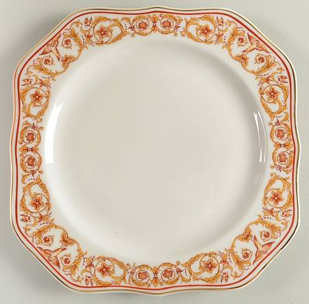 IND4 Square Salad Plate