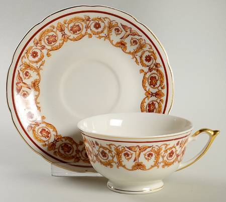 IND4 Footed Cup & Saucer Set