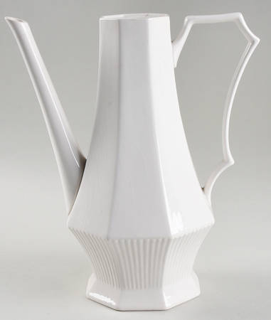 Independence White Coffee Pot No Lid