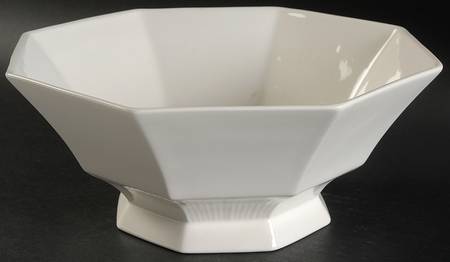 Independence White 9" Salad Serving Bowl