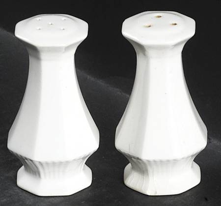 Independence White Salt & Pepper Set