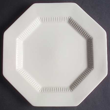 Independence White Luncheon Plate