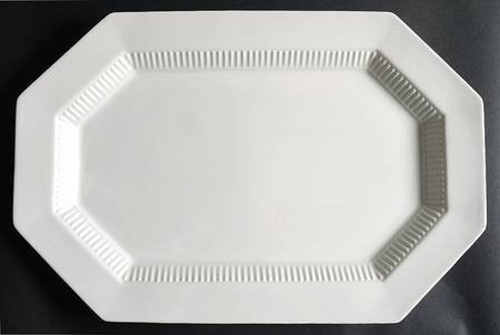 Independence White 20" Oval Serving Platter