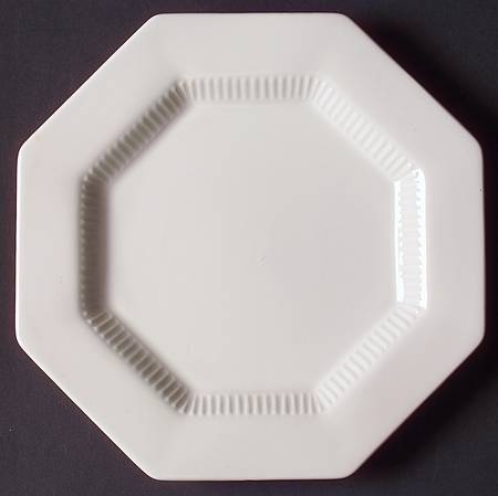 Independence White Salad Plate