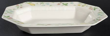 Old Orchard 10" Oval Vegetable Bowl