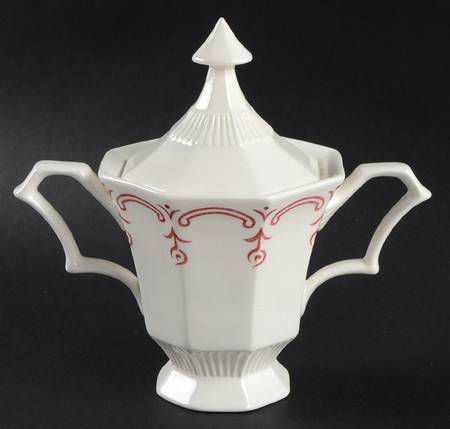 Plymouth Rose Sugar Bowl & Lid