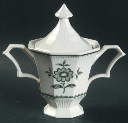 Provincial Flower Sugar Bowl & Lid