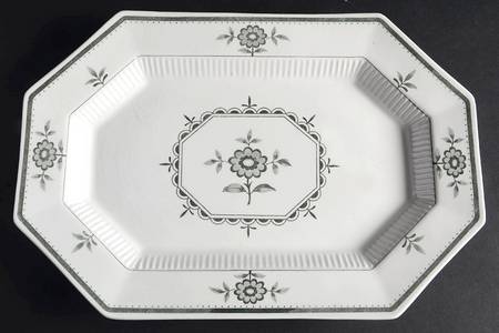 Provincial Flower 13" Oval Serving Platter