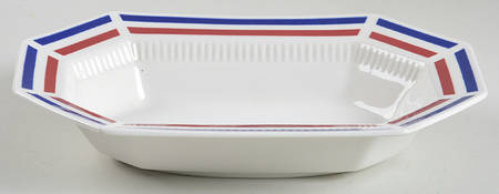 Yankee Doodle 9" Oval Vegetable Bowl