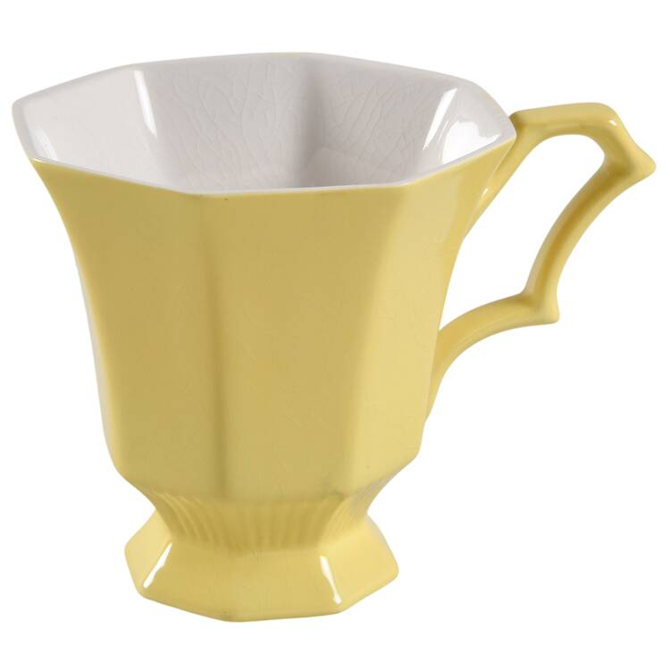 Yellow Bouquet Footed Cup