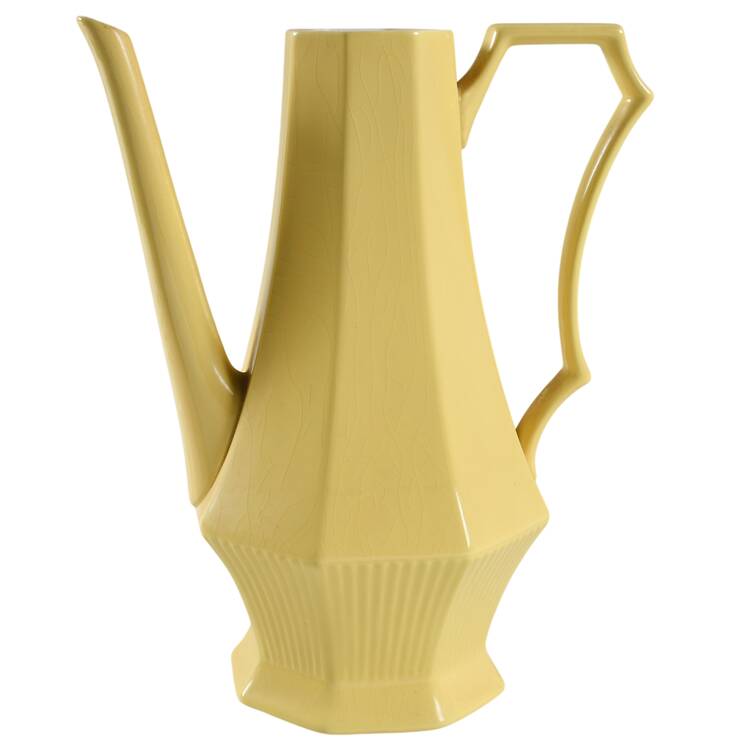 Yellow Bouquet Coffee Pot No Lid