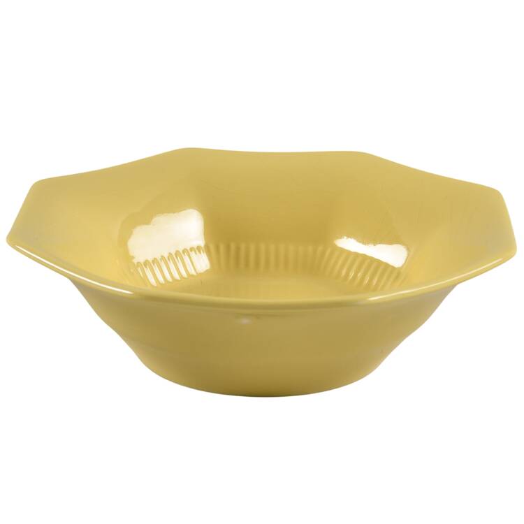 Yellow Bouquet Coupe Cereal Bowl