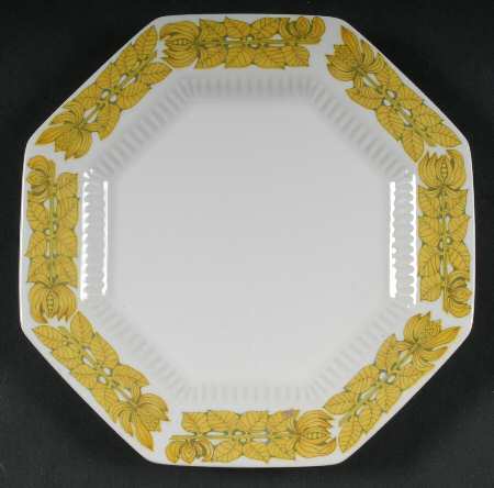 Yellow Bouquet Bread & Butter Plate