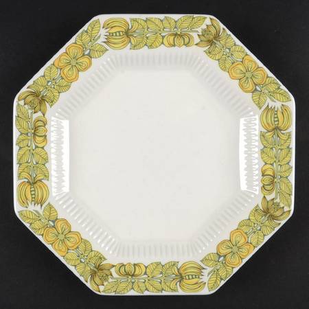 Yellow Bouquet Salad Plate
