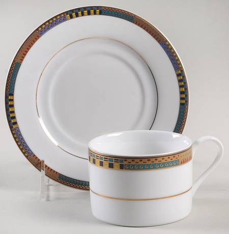 Ambassador Flat Cup & Saucer Set