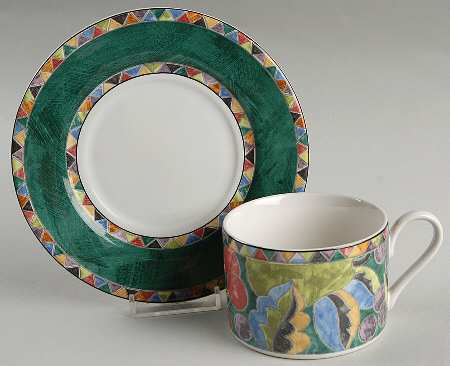 Carmen Flat Cup & Saucer Set