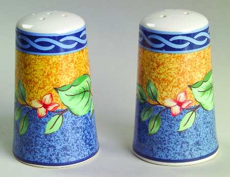 French Floral Salt & Pepper Set