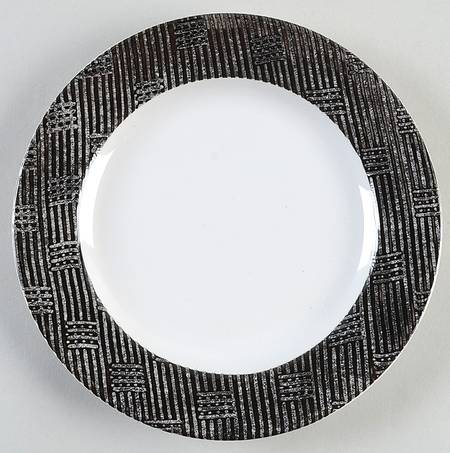 Marina Black Salad Plate