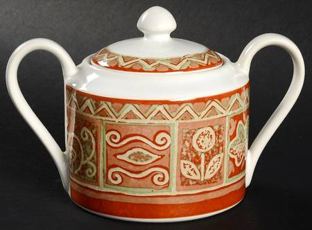 Maya Sugar Bowl & Lid