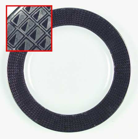 Midnight Salad Plate by Interiors (PTS)