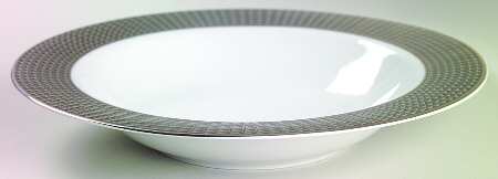 Midnight Large Rim Soup Bowl