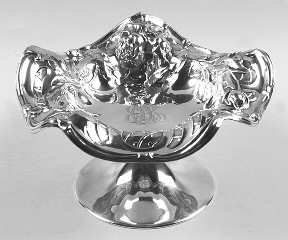 Sterling Hollowware Round Sterling Footed Centerpiece