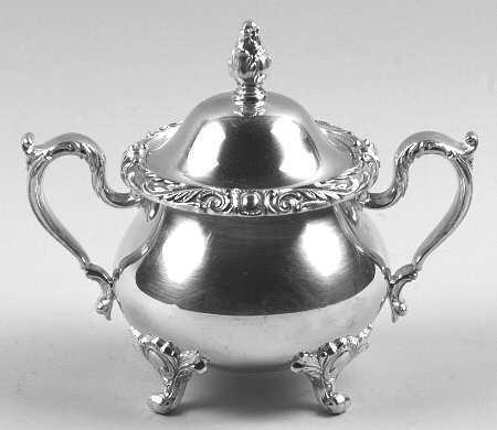 Rochelle (Silverplate, Hollowware) Sugar Bowl & Lid