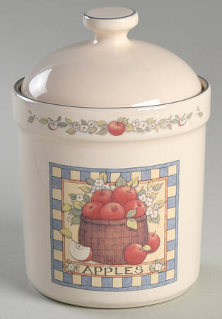 Apple Basket Small Canister & Lid