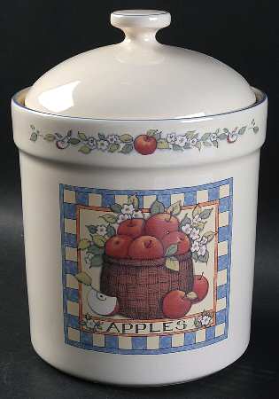 Apple Basket Large Canister & Lid