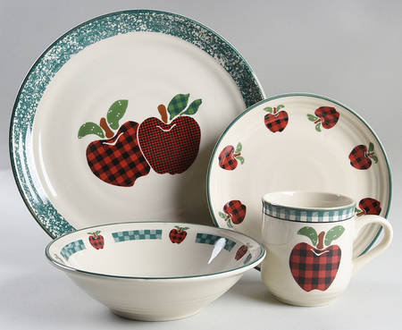Applejack 4 Piece Place Setting
