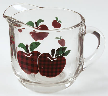 Applejack Glassware Creamer