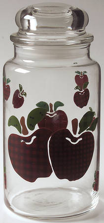 Applejack Large Glassware Storage Jar & Lid