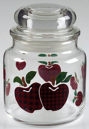 Applejack Small Glassware Storage Jar & Lid