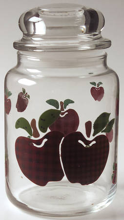 Applejack Medium Glassware Storage Jar & Lid