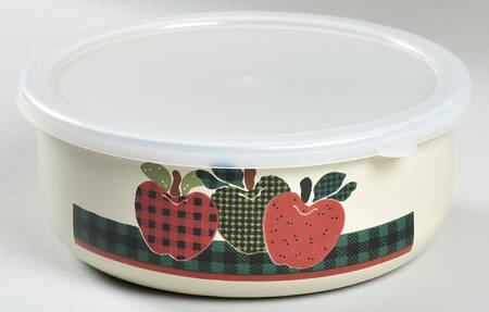 Applejack 7" Metal Bowl & Plastic Lid