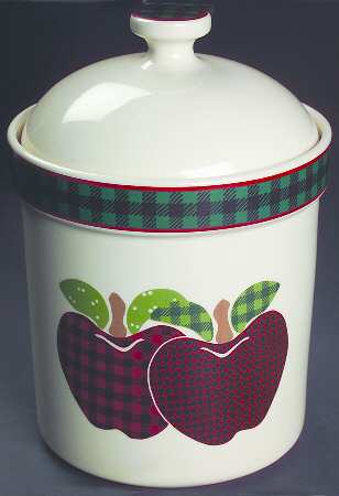 Applejack Large Canister & Lid