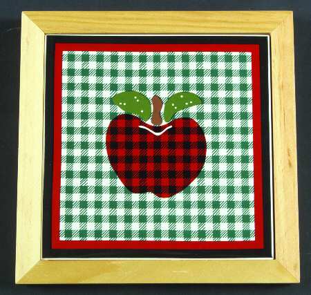 Applejack Wood Frame Trivet