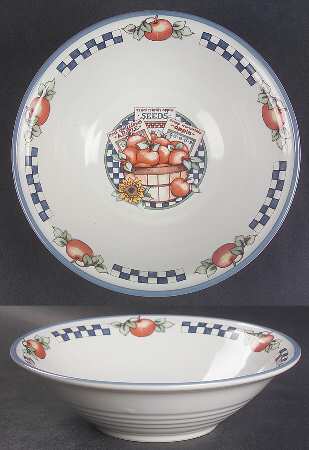 Appletime 8" Round Vegetable Bowl