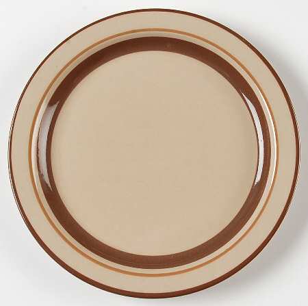 Band It Caramel Salad Plate