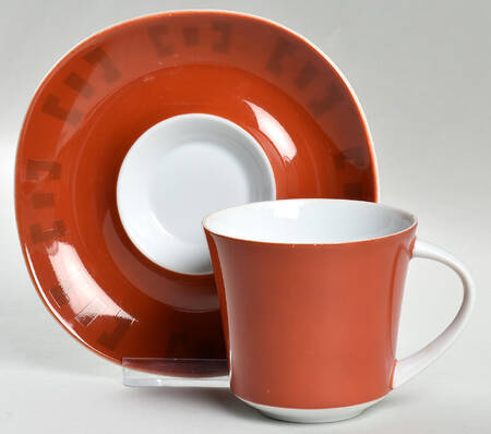 Flat Cup & Saucer Set