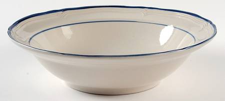 Blue Prints 9" Round Vegetable Bowl
