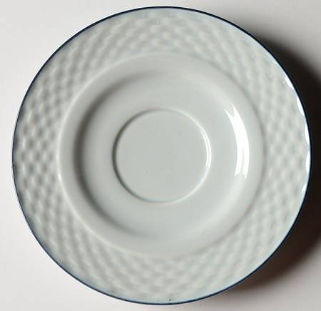 Blue Satin Saucer