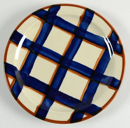 Bristol Blue (Brown Trim) Salad Plate