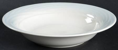 Cameo Blue Rim Soup Bowl