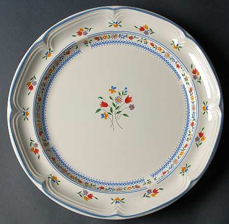 Calico 12" Chop Plate (Round Platter)