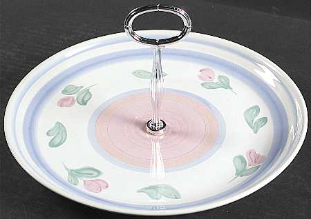 Capri Round Serving Plate with Center Handle (Dp) Hc