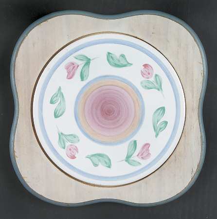 Capri Wood Frame Trivet